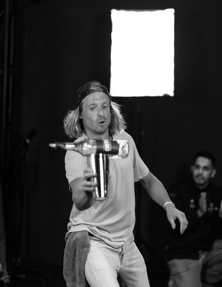 Janis Theis während seiner Show