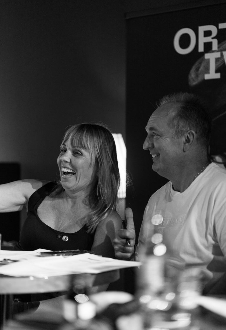 Margit Kikas und Eric Bouton aus der Jury